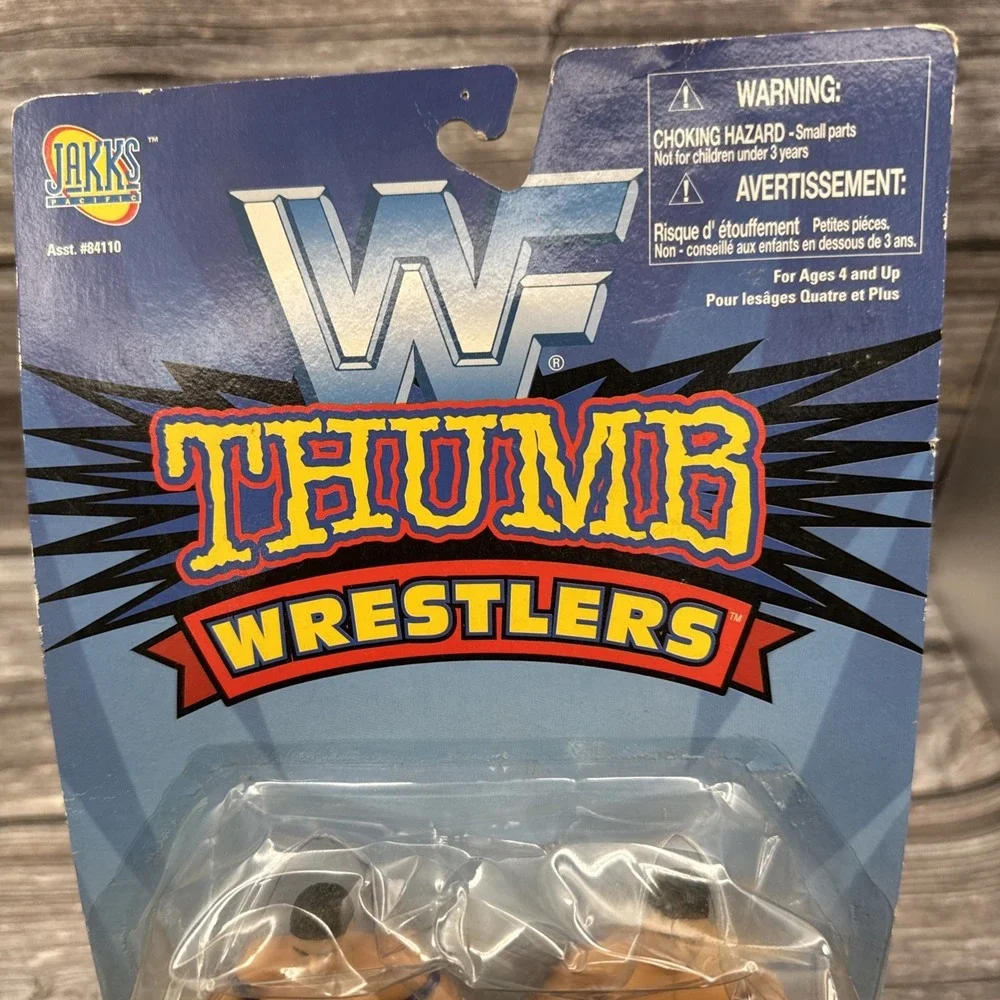 WWF WWE Jakks 1998 Thumb Wrestlers British Bulldog vs. Ken Shamrock